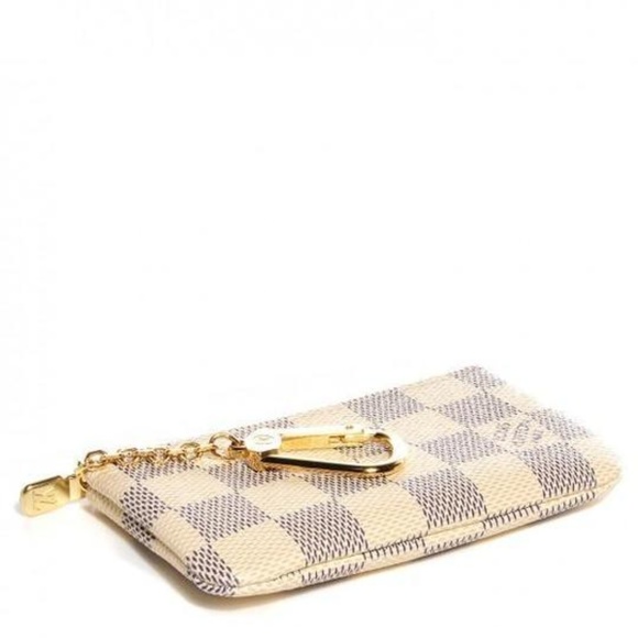 White Cles Damier Azur Key, Credit Card Wallet - Picture 2 of 6